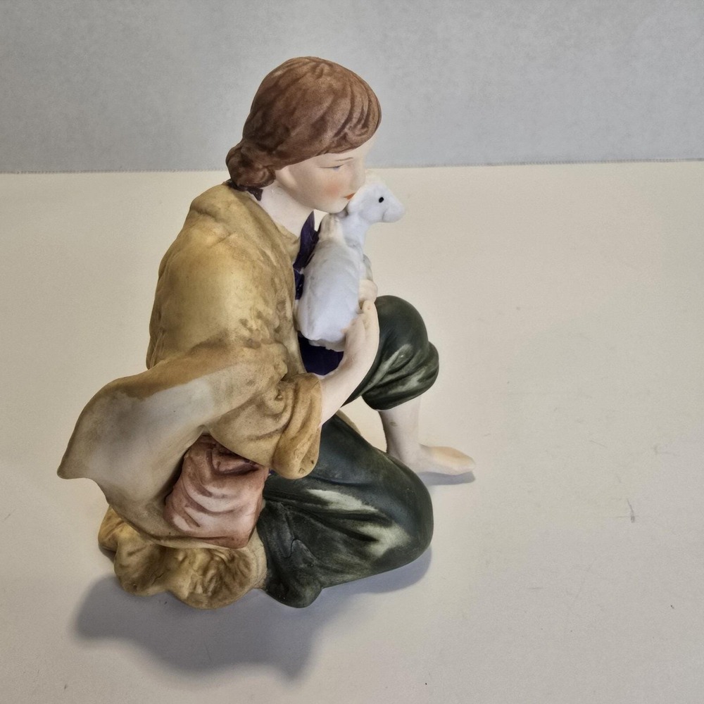 Nativity Set Porcelain Joseph Figure Vintage Christmas 3.5"‎ Tall Replacement - Picture 2 of 8